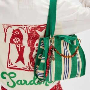 NWT Free People Clara Canvas Tote in Jelly Bean